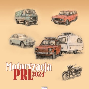 Kalendarz ścienny Motoryzacja PRL KD-37