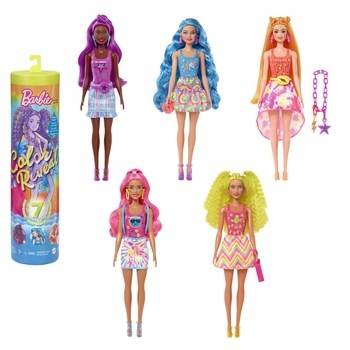 Barbie Color Reveal Lalka Neon Tie-Dye Asortyment
