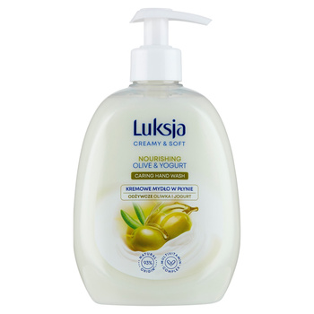 Luksja Creamy & Soft Kremowe mydło w płynie Oliwka i Jogurt 500ml