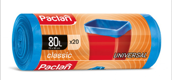 Paclan Classic Worki na śmieci 80L 20 szt.