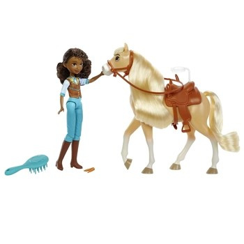 Mustang: Duch wolności Lalka + koń Mix