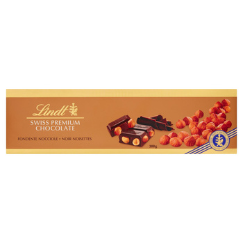 Lindt Szwajcarska czekolada deserowa z całymi orzechami laskowymi prażonymi 300 g