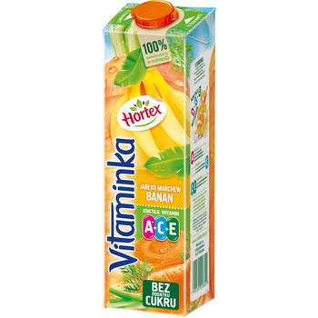 Hortex Vitaminka Sok jabłko marchew banan 1 l