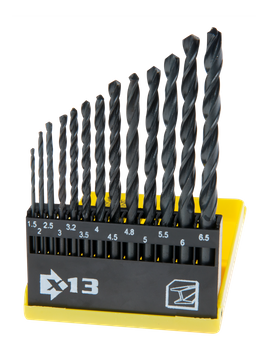 Wiertła do metalu HSS, 30-100 mm, zestaw 8 szt