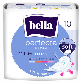 Bella Perfecta Ultra Blue Extra Soft Podpaski higieniczne 10 sztuk