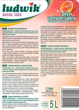 Ludwik płyn uniwersalny 5l - baking soda