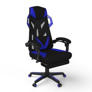 Fotel gamingowy FERRO czarno-niebieski