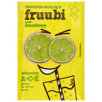 Fruubi Oranżada musująca smak limonkowy 23 g