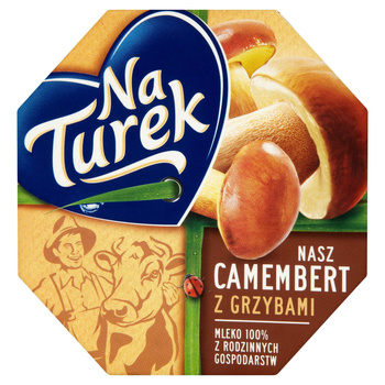 NaTurek Ser pleśniowy camembert z grzybami 120 g