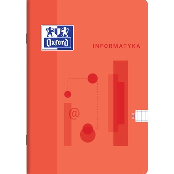 Zeszyt Oxford Informatyka A5 60 kartek w kratkę z marginesem