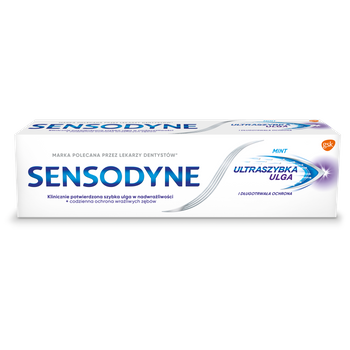 Sensodyne Ultraszybka Ulga Pasta do zębów z fluorkiem 75 ml