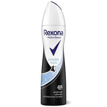 Rexona Invisible Aqua Antyperspirant w aerozolu dla kobiet 150 ml