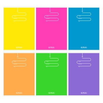 Herlitz zeszyt 60 A5 kratka color blocking