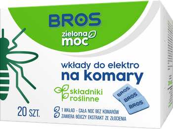 BROS – Zielona Moc wkłady do elektro na komary 20szt