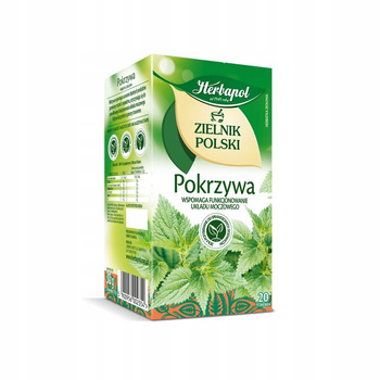 Herbapol Zielnik Polski Herbatka ziołowa pokrzywa 30 g (20 x 1,5 g)