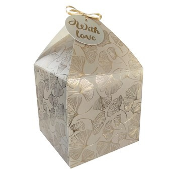 Pudełka na prezent INCOOD 11x11cm składane 4 szt mix pastel i złoty