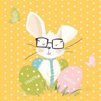 Duni Serwetki 3 warstwowe 33x33 cm Sir Bunny 20 szt.