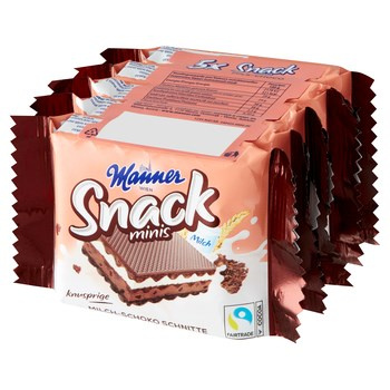 MANNER WAFEL MLECZ CZEKO 5*25G