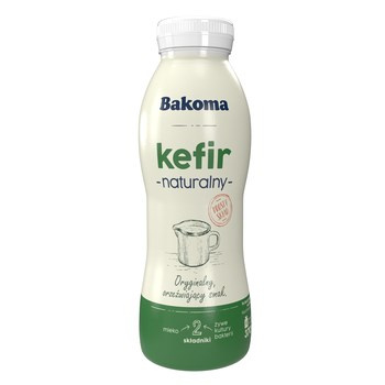 BAK.KEFIR NATURALNY  370G