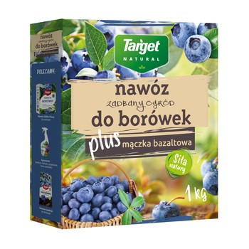 Nawóz do borówek z mączką bazaltową zadbany ogród  1 kg Target