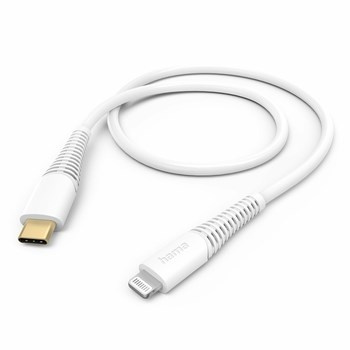 Kabel ładujący Hama USB-C – Lightning 1,5m 201603