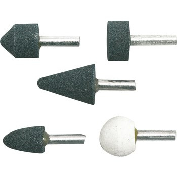 VOREL Kamienie szlifierskie trzpieniowe 5 części