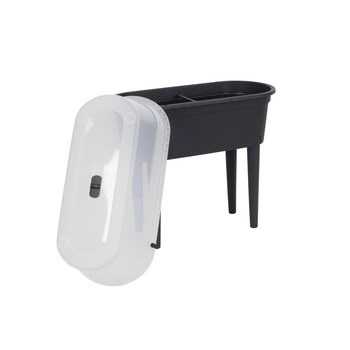 Donica wysoka z pokrywą