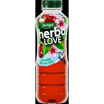 Herbapol Napój HerbaLOVE o Smaku Czarnej Herbaty, Kwiatu Wiśni i Skrzypu