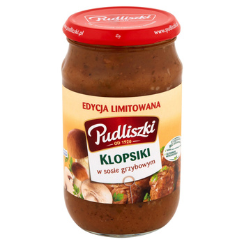 Pudliszki Klopsiki w sosie grzybowym 600 g