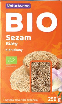 Naturavena Sezam niełuskany biały 250g BIO