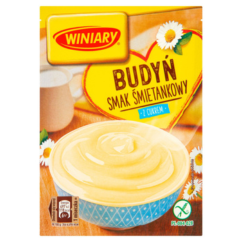 Winiary Budyń z cukrem smak śmietankowy 60 g