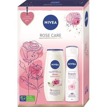 NIVEA zestaw Rose Care  żel+dezodorant