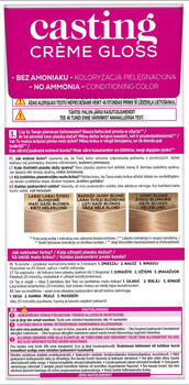 L'Oreal Paris Casting Creme Gloss Farba do włosów 1010 jasny lodowy blond