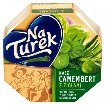 NaTurek Ser pleśniowy camembert z ziołami 120 g