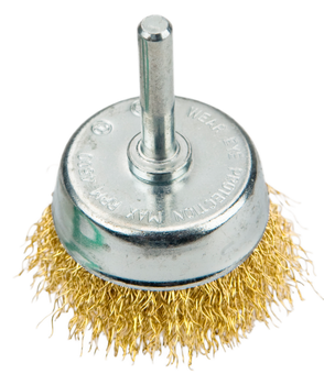 Szczotka druciana doczołowa z trzpieniem 75 mm
