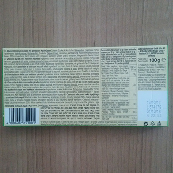 Schogetten Czekolada mleczna z orzechami laskowymi 100 g