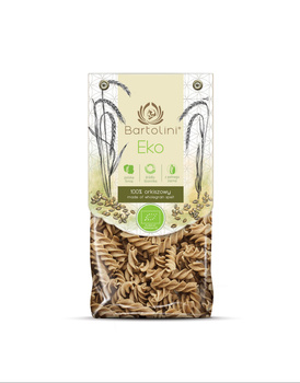 Bartolini Eko Makaron 100% orkiszowy świderek nr 2 250 g