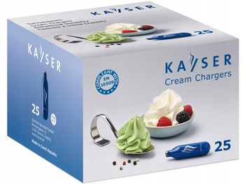 Naboje do syfonu do bitej śmietany 25szt Kayser