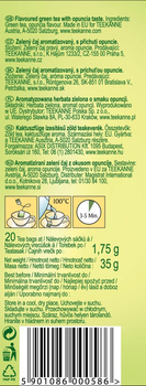Teekanne Green Tea Opuncia Aromatyzowana herbata zielona 35 g (20 x 1,75 g)