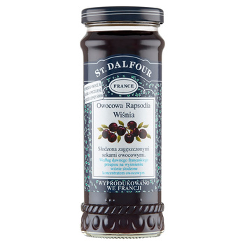 St Dalfour Owocowa Rapsodia Produkt owocowy wiśnia 284g