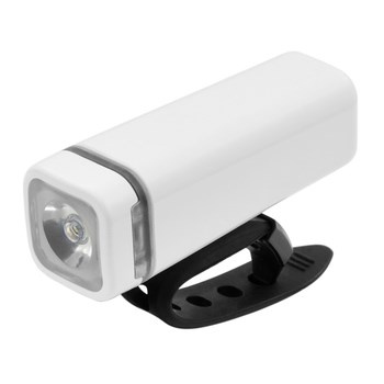 Lampka przednia square 1 W led biała