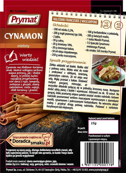 Prymat Cynamon mielony 15 g