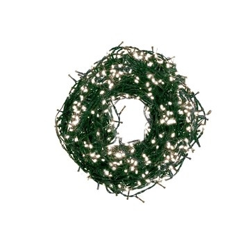 Lampki 1000 LED z zasilaczem, 25M dekoracji, na zewnątrz i do wnętrz