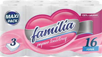 FAMILIA Papier toaletowy 16 rolek 3-warstwowy
