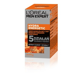 L'Oreal Paris Men Expert Hydra Energetic Krem nawilżający przeciw oznakom zmęczenia 50 ml