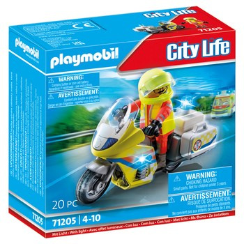 PLAYMOBIL Motor ratunkowy ze światłem 20 klocków