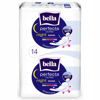 Bella Perfecta Ultra Night Extra Soft Podpaski higieniczne 14 sztuk