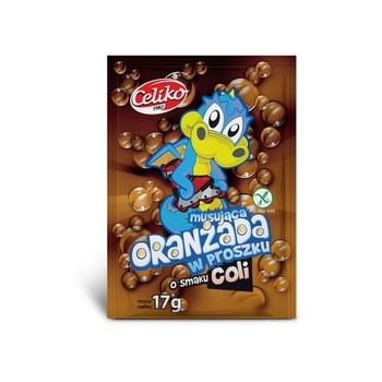 Celiko Oranżada musująca w proszku o smaku coli 17g