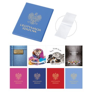 Okładka na legitymację szkolną mix wzorów Panta Plast