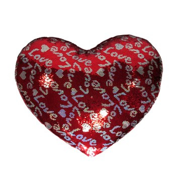 SUN-DAY Zabawka pluszowa Serce cekinowe 60 cm